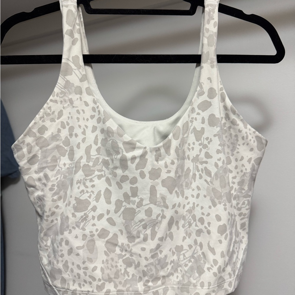 Lululemon Align Tank – Size 10 – Gray and White